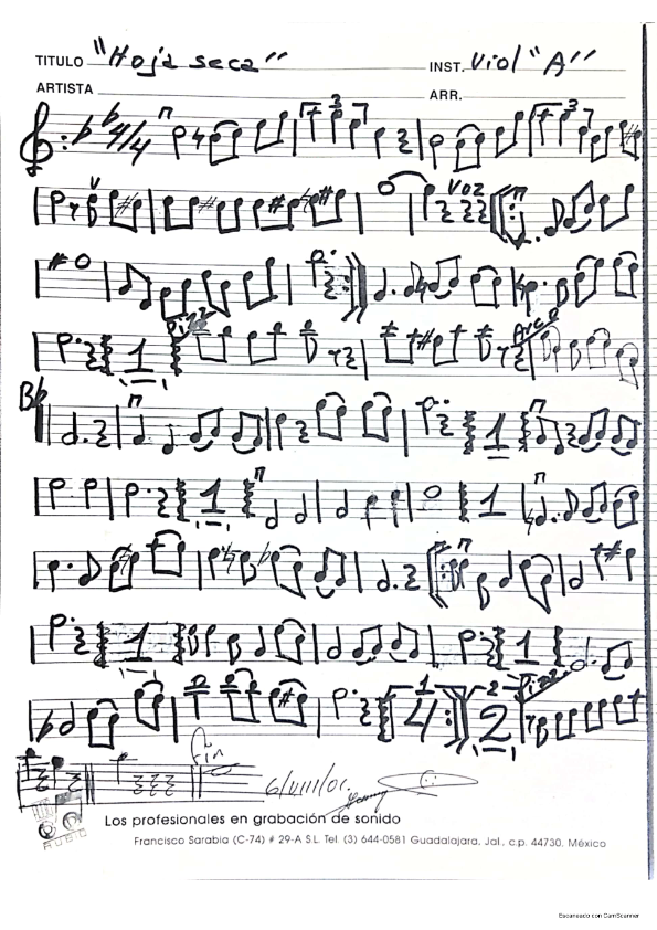 La imagen puede contener una previsualizacion de una partitura